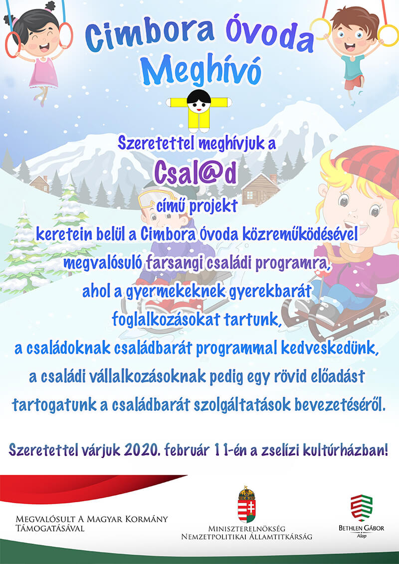 Csal@d plakát