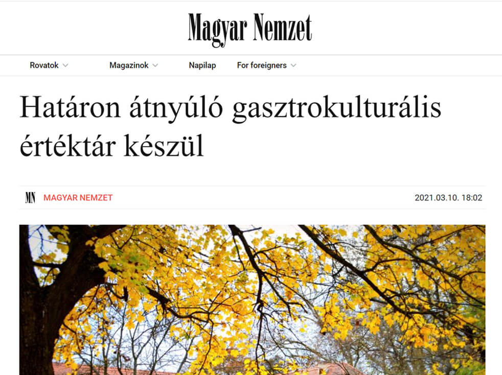 Sacher Gastrokultura sajtómegjelenés - Magyar Nemzet