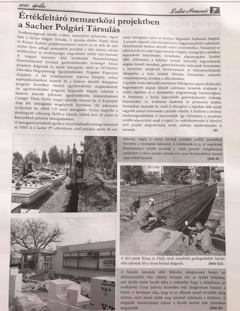 Zselízi Hírmondó – 2021/4. szám április
